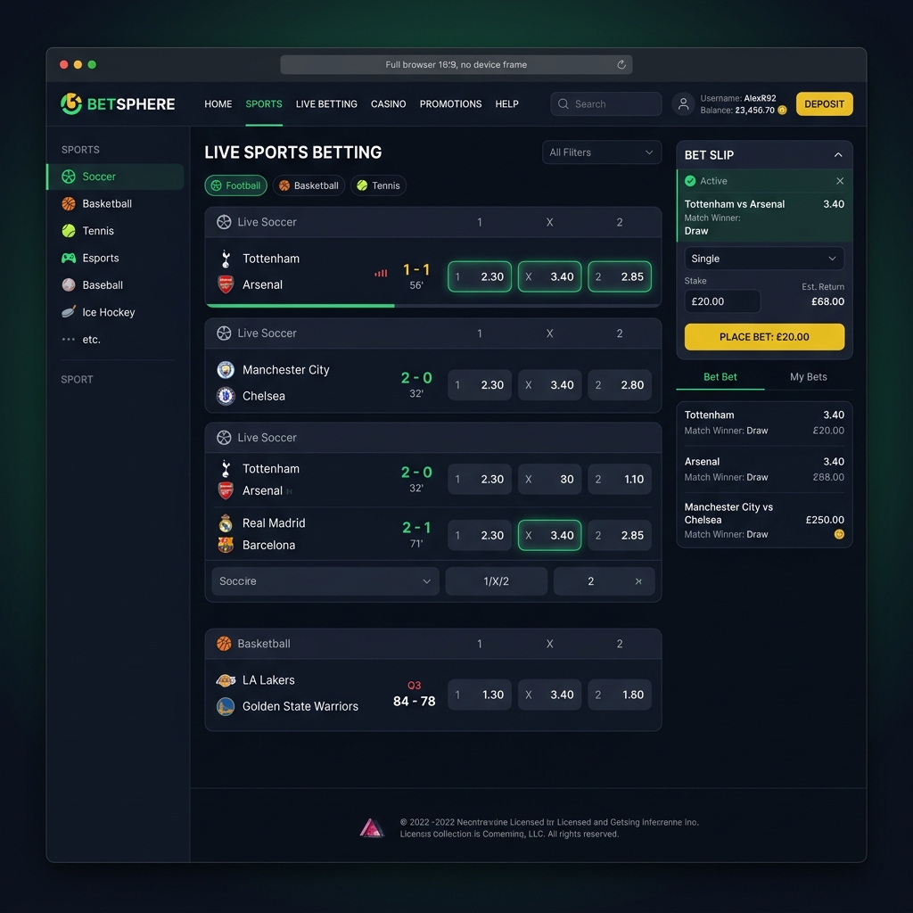 BetSphere — Apostas Esportivas